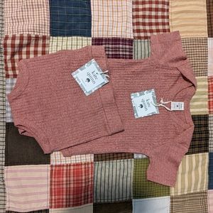 Kate Quinn Melange Rib Bodysuit and Bloomer